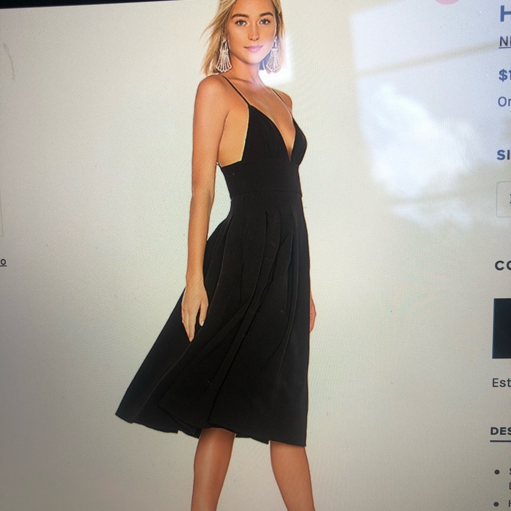 Revolve size small black dress!